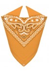 Van Der Rich ® - Bandanas 100% Coton avec motif Paisley pour Homme Femme Moutarde, TU 
