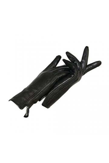 Gants dhiver pour femme en cuir véritable épais chaud pour femme doux doublure en laine de cerf