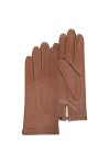 Isotoner Gants femme cuir dagneau avec surpiqures - doublés soie
