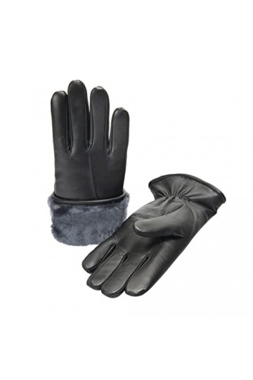 Zessano Gants pour femme, Noir , M