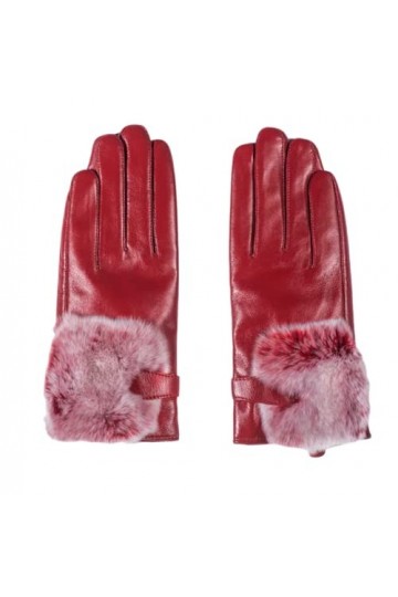 Gants Chauds Pour Femme Écran Tactile Gants En Cuir Véritable Pour Femmes Hiver Gants En Cuir De Mouton Pour Femmes Mitaines 