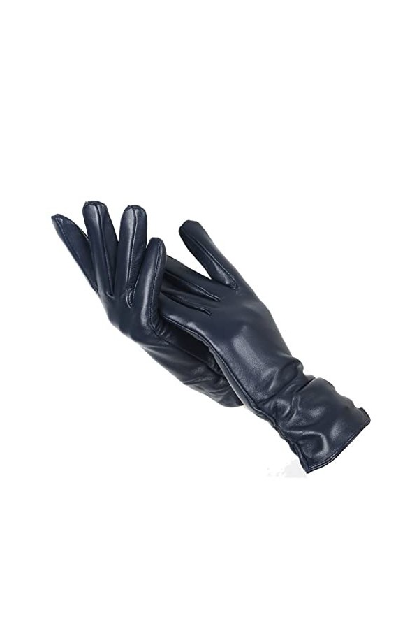 PJRYC Gants dhiver pour femme couleur : bleu lac, taille : 40 