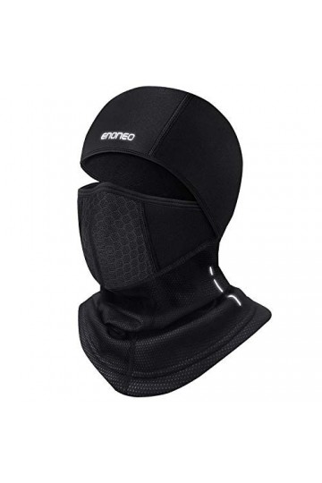 ENONEO Balaclava Cagoule Complete Hommes Femmes Respirant Polaire Coupe Cagoule Masque Visage Anti Froid Cagoule Tour de Cou 