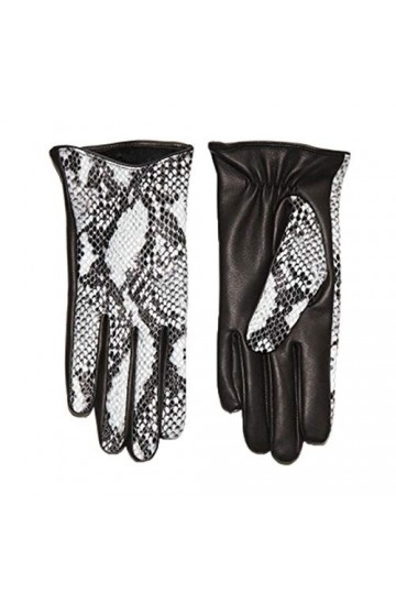 Gants Quotidiens Véritables Gants en Cuir Gants Soft Chauds de lécran Tactile épais Cyclisme Conduite moufles Color : Snake