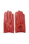 TGRTY Gants dhiver en cuir véritable pour homme et femme - Gants en peau de mouton - Noir - Gants de conduite respirants - G