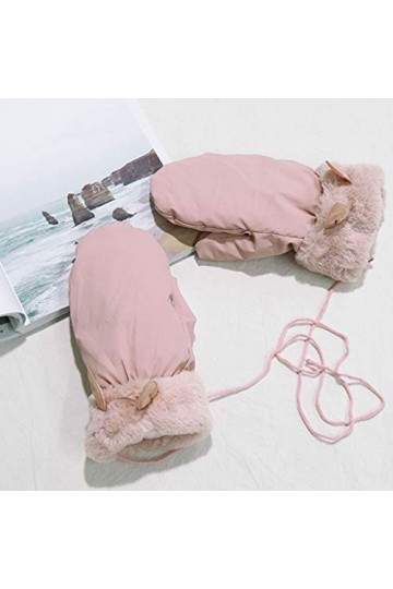 n/a Version coréenne de lautomne et lhiver féminin Mignon Cyclisme avec Froid et Coupe-Vent en Coton Hiver Plus Gants Chaud