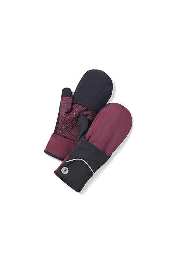Smartwool Active Moufles coupe-vent en laine mérinos pour homme et femme, noir, Medium