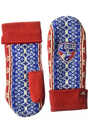 adidas Fair Isle Moufles pour femme, femme, L308W MTC, Red/Royal, taille unique