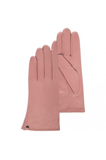 Gants cuir femme, Rose, S