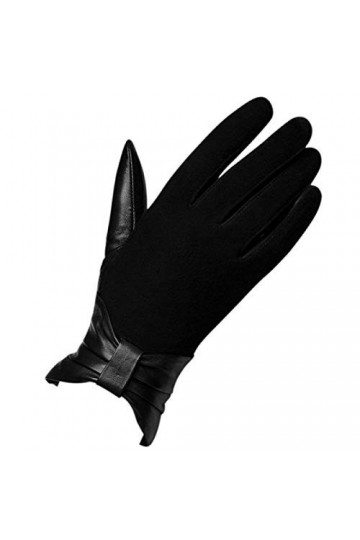 Gants En Cuir Femme Gants Young Styles Chauds Réparation En Daim Moufles Mitain