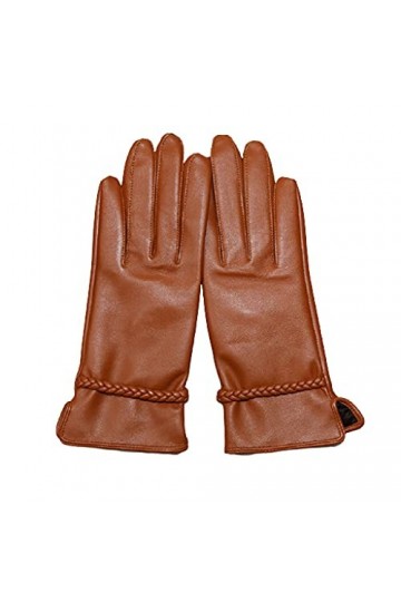 ZAJ Garder au chaud Gants dhiver for femmes - Gants de peau de mouton chauds avec doublure en peluche en fausse fourrure - g