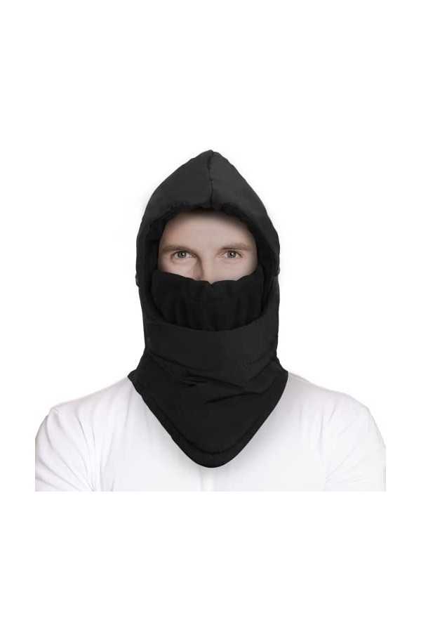 Samione Balaclava Chapeau Multifonction Masque pour Hiver Temps Froid Ski Outdoor Moto Montagne Camping Randonnée Passe-Monta