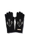 Gants dhiver pour Hommes/Femmes Womens Hiver Chaud Cachemire tricoté Bras Chaleureux Soft Sympa Doux avec Motif Gants de Mou