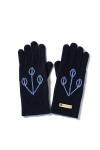Gants dhiver pour Hommes/Femmes Womens Hiver Chaud Cachemire tricoté Bras Chaleureux Soft Sympa Doux avec Motif Gants de Mou