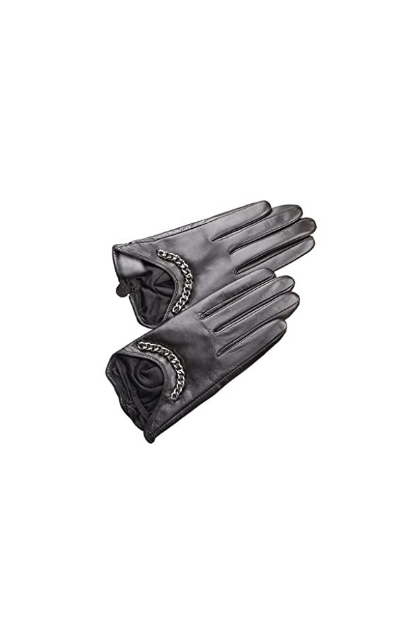 iPeson Doigts Antidérapants Gants en Cuir Gants dhiver Femmes Gants À Écran Tactile Chaud Convient for Lextérieur Gants de 