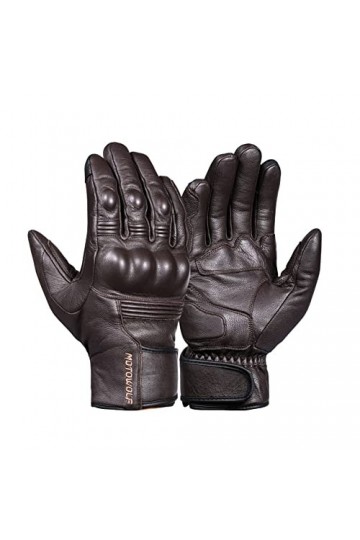 Gants dhiver pour femme - Coupe-vent - Gants de cyclisme pour écran tactile - Couleur : marron - Taille XL