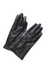 Gants élégants en peau dagneau pour femme Automne et hiver Plus Gants en cuir véritable Velours Gants courts en peau de mout