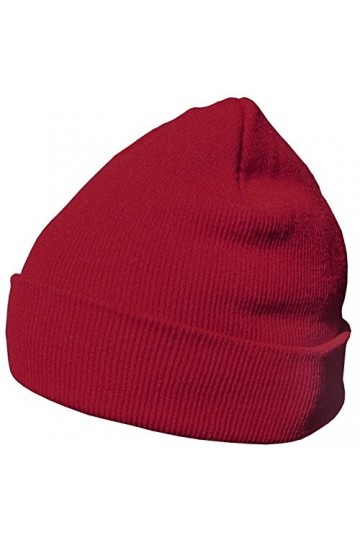 DonDon Bonnet Beanie pour lhiver avec design classique et moderne Rose fluo - Taille unique