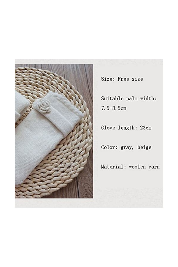 Cat in black Gants dhiver pour femmes - Gants tricotés chauds - Gants tricotés en cachemire pour femmes - Mitaines confortab