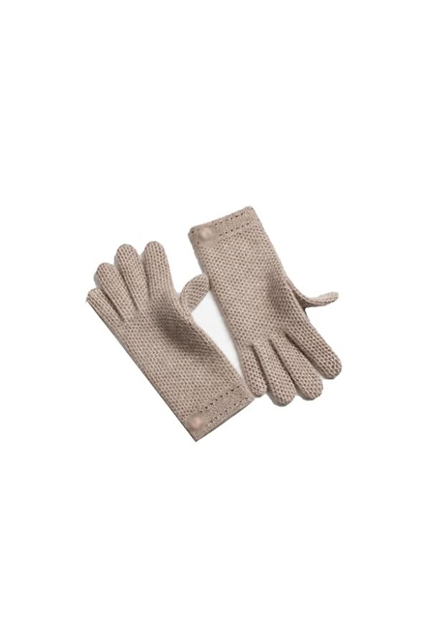 YIAAN Épaissir Gants Gants à écran Tactile Gants en Velours tricoté de Haute qualité Gants de Femmes Simples et Chaudes Chaud
