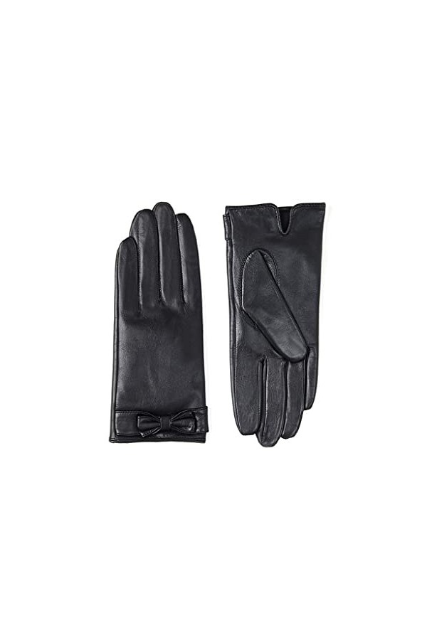 Reocahoo Gants Mariée Gants Chauds épais en Polaire dhiver pour Femme Gants en Cuir à écran Tactile pour la Course à Pied Ex