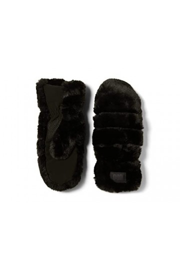 Moufle Matelassée En Fausse Fourrure