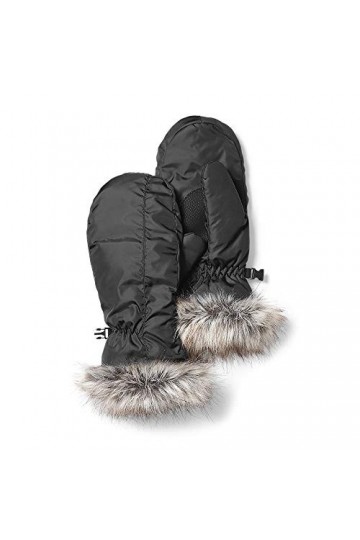 Eddie Bauer Moufles en duvet Lodge pour femmes, Noir fumé, Medium