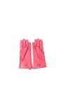 Guess Gants Femme En Cuir Rouge - Taille - L