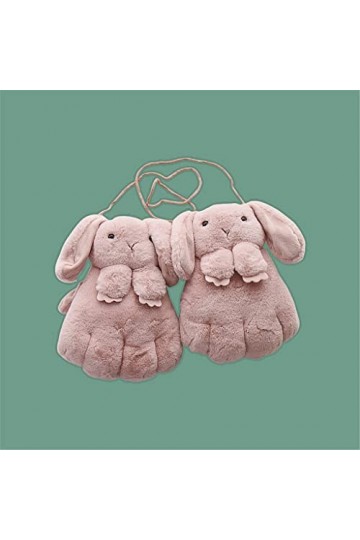 Gants Chauds, vélo Mignon pour Femmes en Automne et en Hiver, Gants Chauds épais en Peluche en Hiver Taille a, Taille Moyenn