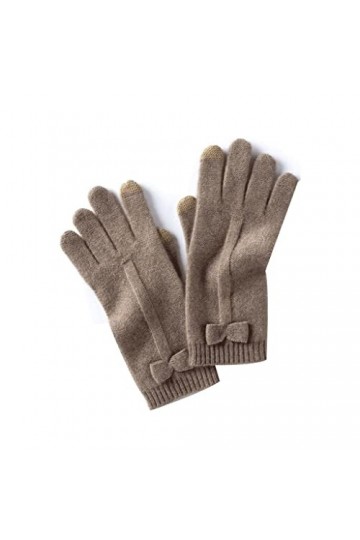 iPeson Doigts Antidérapants Gants dhiver Femmes Bowknot À Travers des Gants Chauds À Écran Tactile Mignon Gants for La Cours