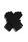 Doigts Antidérapants Gants En Tricot Dhiver Tactiles Tactiles Chaudes Gants Thermiques Thermiques Chauds Poignets Élastiques