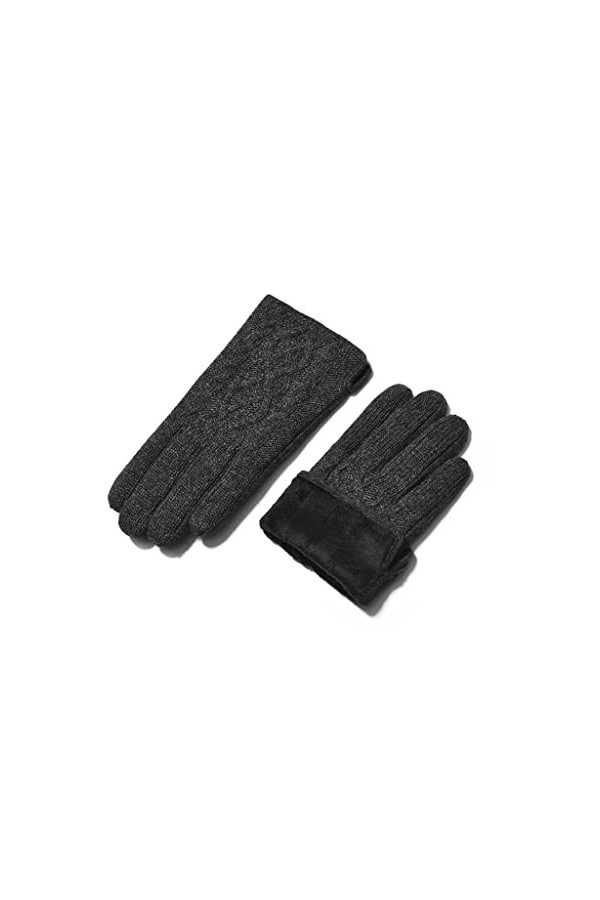 Doigts Antidérapants Gants En Tricot Dhiver Tactiles Tactiles Chaudes Gants Thermiques Thermiques Chauds Poignets Élastiques