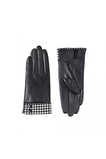 YIAAN Épaissir Gants Gants en Cuir dhiver for Femmes Gants À Écran Tactile Gants Déquitation Chaud Et Velours Propices À La
