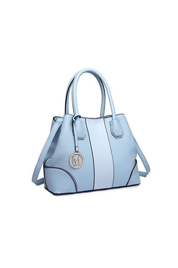 Miss Lulu Sac à Main Poignée Dépaule pour Femme Rose