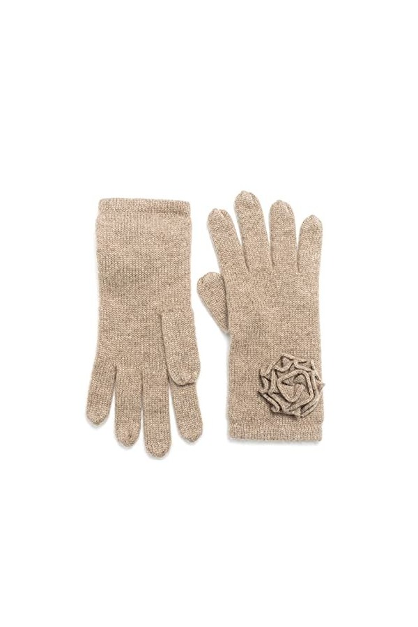 Gants dhiver pour Hommes/Femmes Gants de Dames en Cachemire, Tricotage Rose Doigt Tactile écran Tactile des Gants Chauds ave