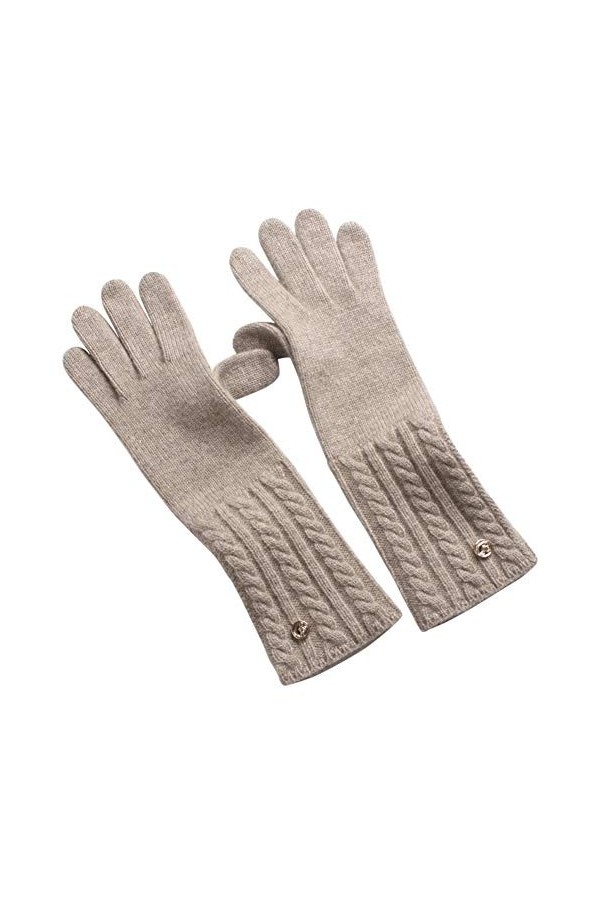 Gants dhiver Hiver chaud en tricot Longue Section tactile écran tactile Mesdames doigt pleine Gants Confort gants dhiver mo