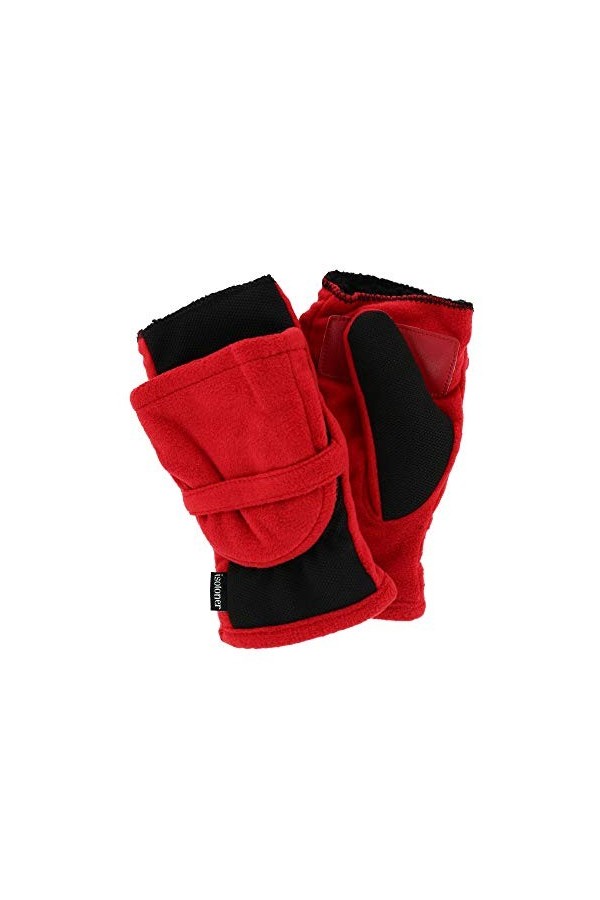 Isotoner womens Stretch Fleece Flip Mitten - Thermaflex