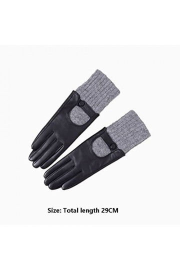 YIAAN Épaissir Gants Gants Femmes Gants Chauds Hiver Hiver Plus Velvet Soft Touch Screen Gants for La Course À Pied Chauds et