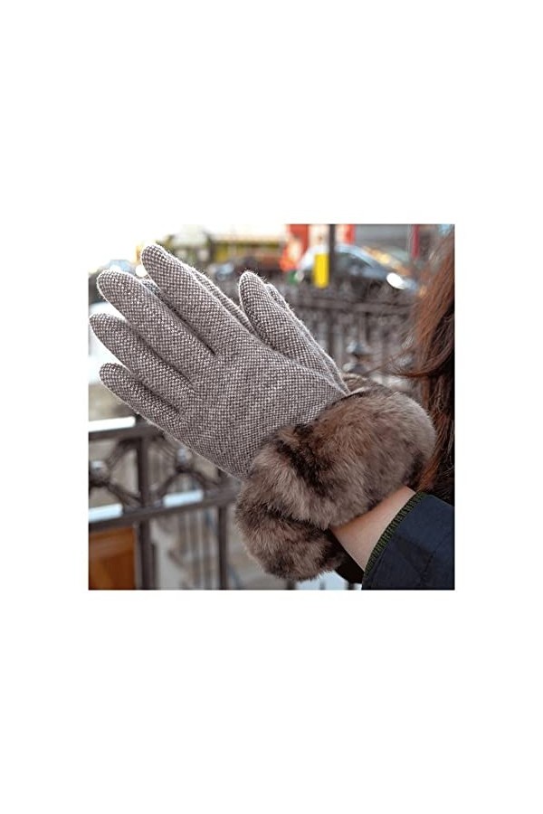 YIAAN Épaissir Gants Gants Femmes Hiver Driving Gants Chauds Gants À Écran Tactile Mignons for Cyclisme Et Running Chauds et 