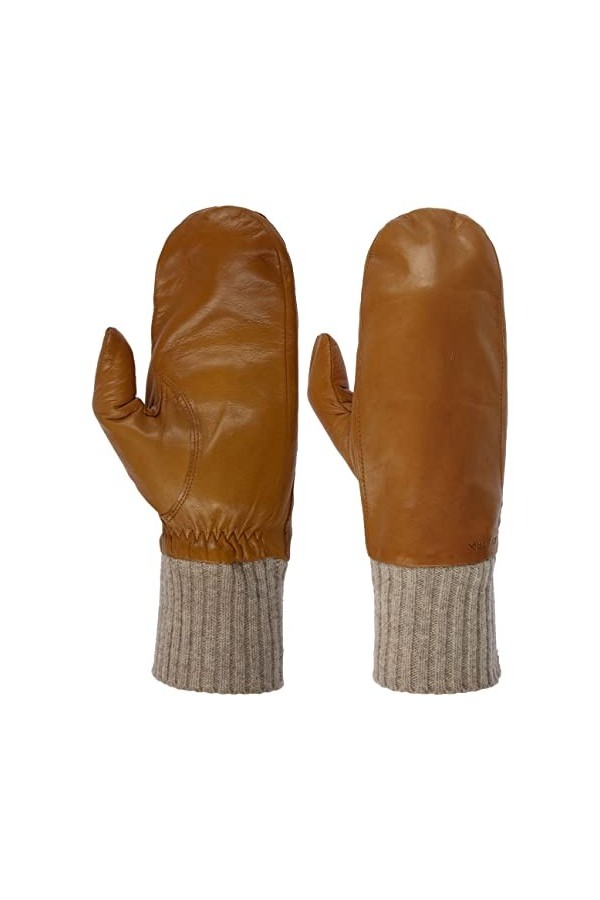 Hestra Moufles Tina Femme/Homme - paire de gants pour femme avec doublure automne-hiver - 7 1/2 HS marron