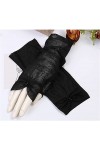 Gants sans Doigts pour Femmes dété Section Mince Doigt Manquant Demi-Doigt Chaussettes à Main en Dentelle Couleur : B, Tail
