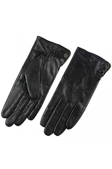 GUFYRH dhiver en Cuir véritable for Femmes Color : 1-Pack, Size : M 