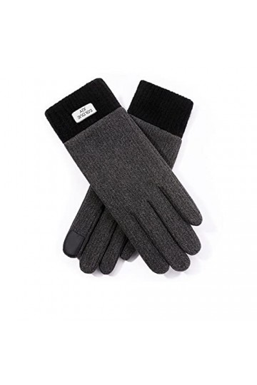 Gants dhiver pour Femmes écran Tactile Plus Velours Chaud Froid Gant Sports de Plein air Cyclisme Conduite Dames Gants 5, T