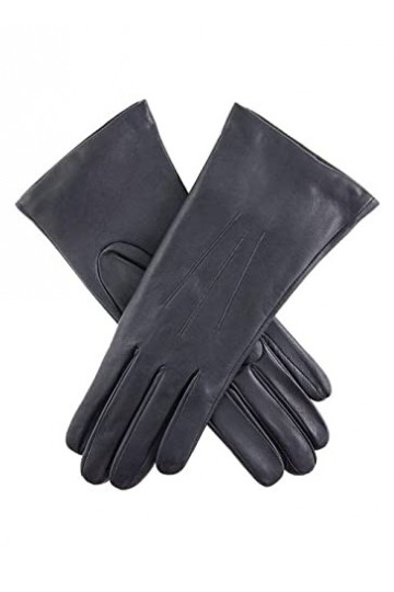 Dents Isabelle Gants, Bleu Marine, Medium Femme