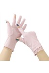 YANYUESHOP Gants à Deux Doigts Printemps et Automne en Coton pour Conduite et équitation dété Minces pour Femmes Couleur : 