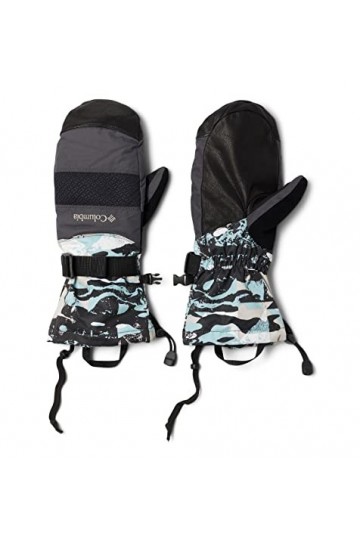 Columbia Moufles Whirlibird II pour Femme, Shark Geoglacial/Shin, XL