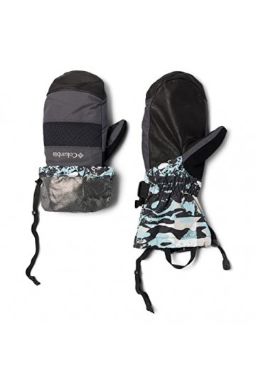 Columbia Moufles Whirlibird II pour Femme, Shark Geoglacial/Shin, XL