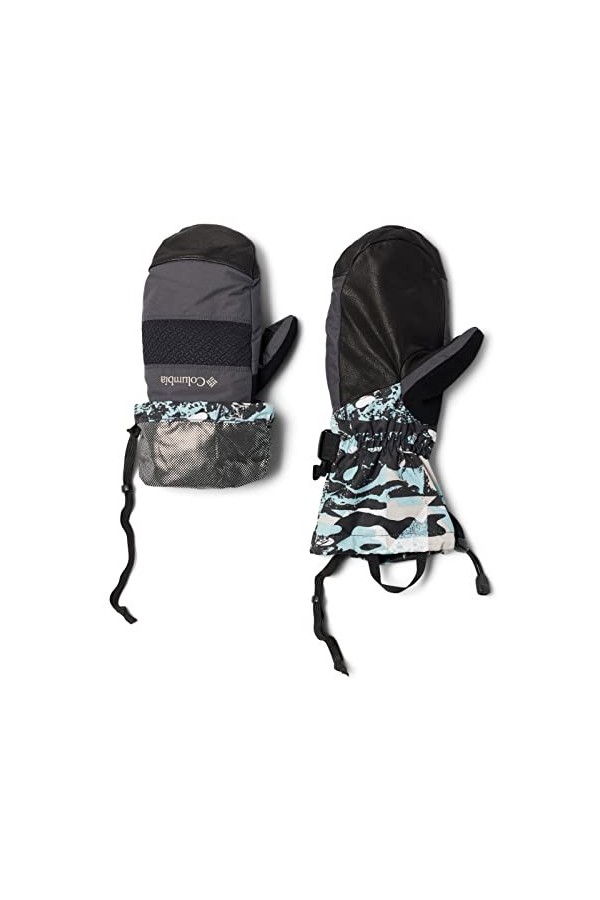 Columbia Moufles Whirlibird II pour Femme, Shark Geoglacial/Shin, XL