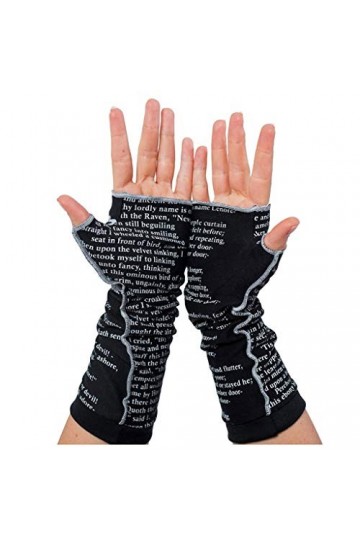 TWDYC Sagace Femmes Gants en Plein air Winter Femmes Mode Lettre Imprimer Multi-Usage Bouton Mité Elastic Gants Minces Color