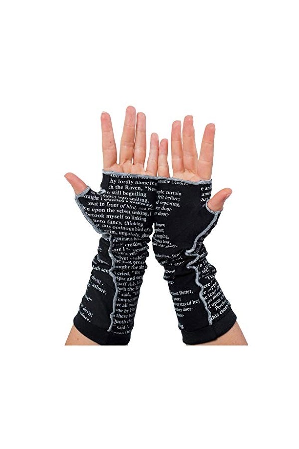 TWDYC Sagace Femmes Gants en Plein air Winter Femmes Mode Lettre Imprimer Multi-Usage Bouton Mité Elastic Gants Minces Color